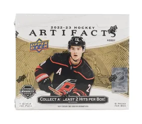 2022/23 Upper Deck Artifacts Hockey Hobby Box 8 Packs per Box, 4 Cards per Pack