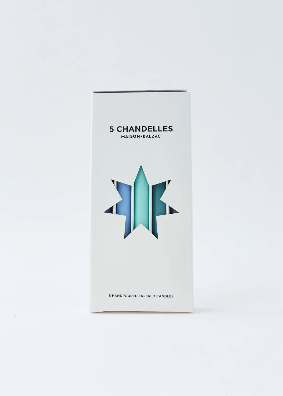 5 Chandelles - Tapered Candles Winter Set