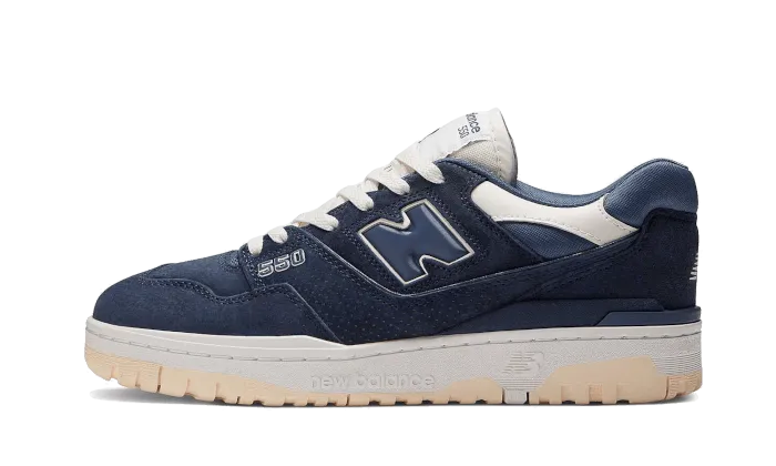 550 Natural Indigo Suede