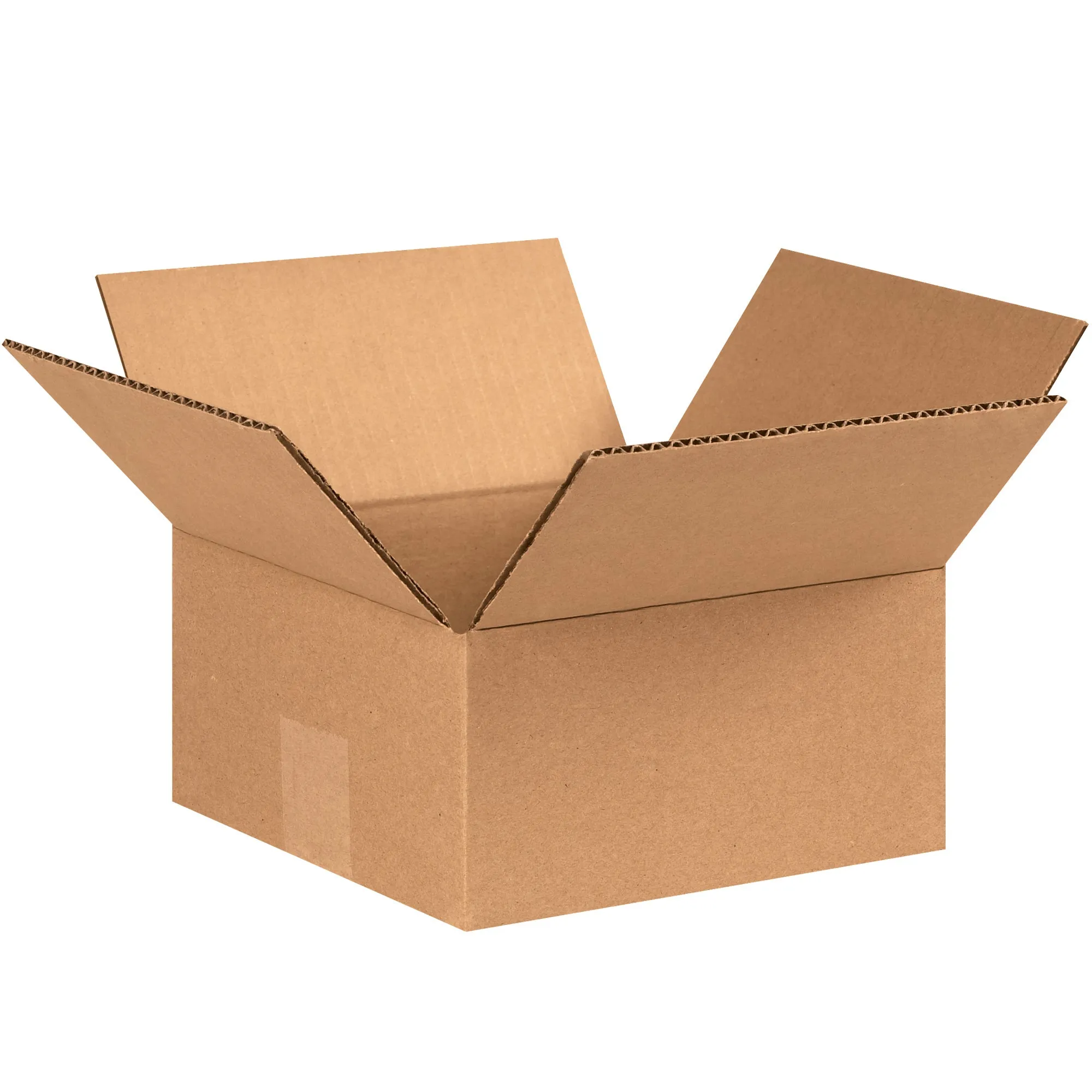 8 x 8 x 4 Flat Corrugated Boxes