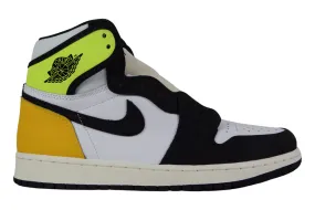 AIR JORDAN 1 RETRO HIGH OG "WHITE BLACK-VOLT UNIVERSITY GOLD"