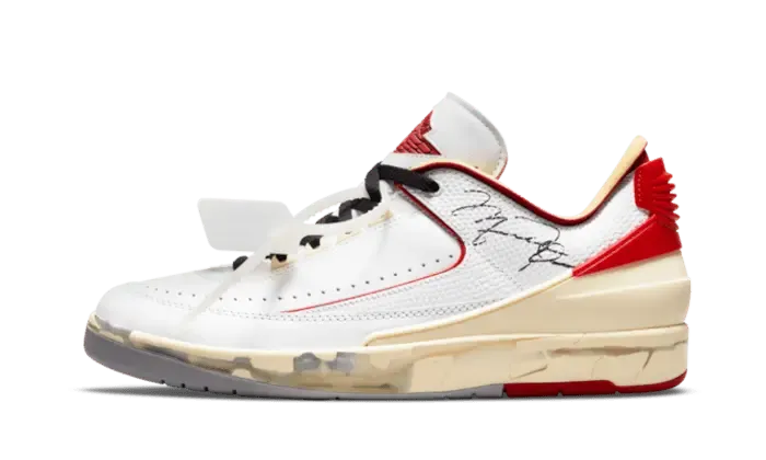 Air Jordan 2 Retro Low SP Off-White White Red