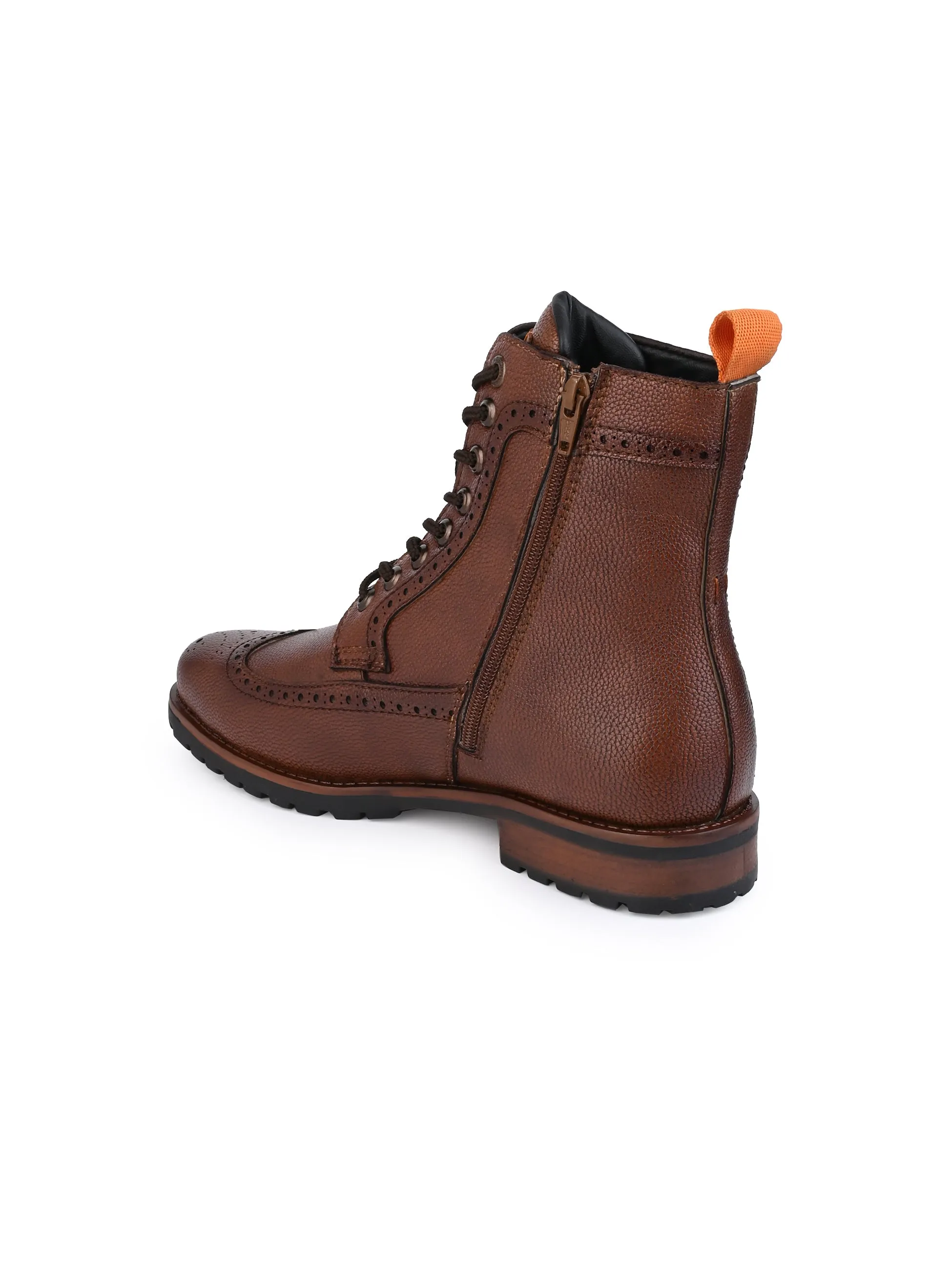 Alberto Torresi Men Tan Zayn Boots