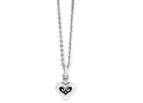 Alcazar Blanc Heart Necklace