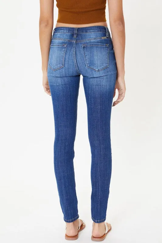 Amelia Distressed Denim Skinny Jeans- Final Sale