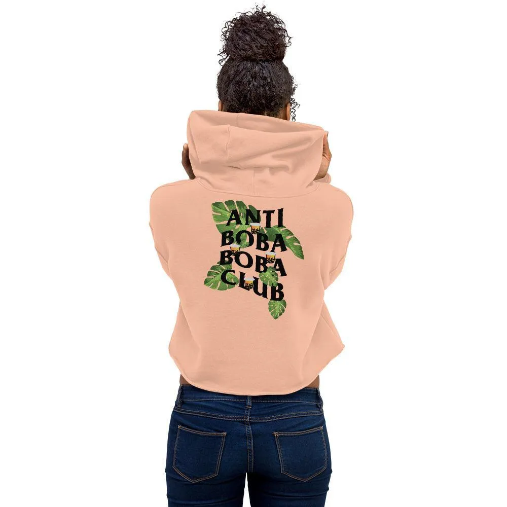 Anti Boba Boba Club Crop Top Hoodie