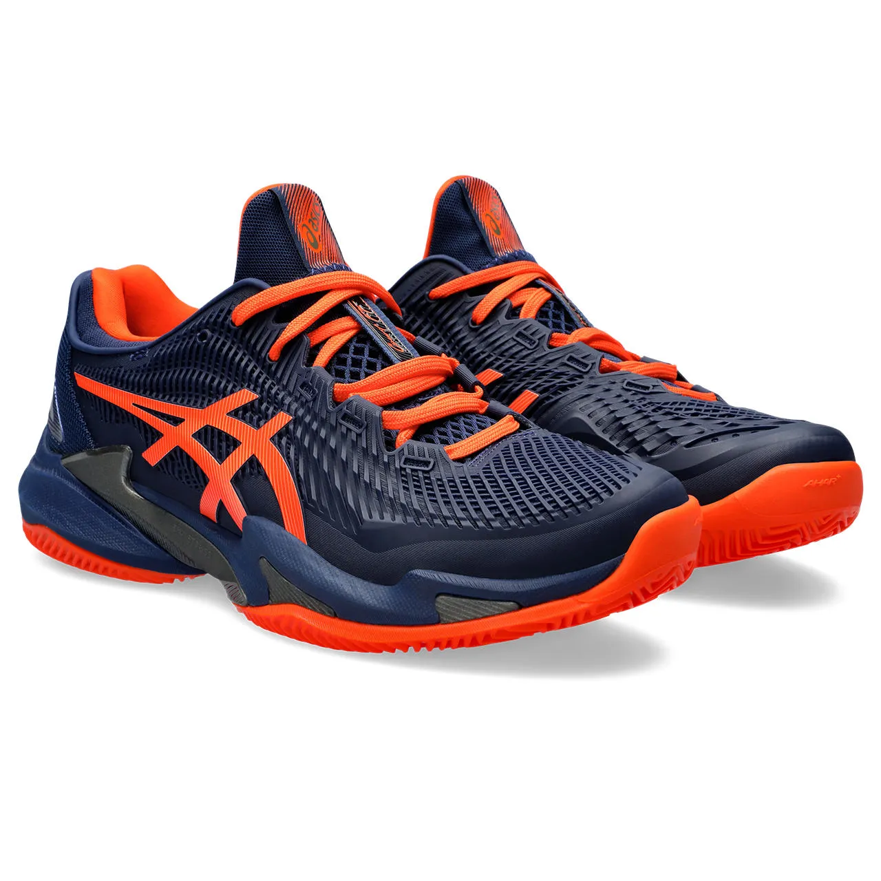 Asics Tennisschoen Court FF 3 Clay Heren Blauw Oranje