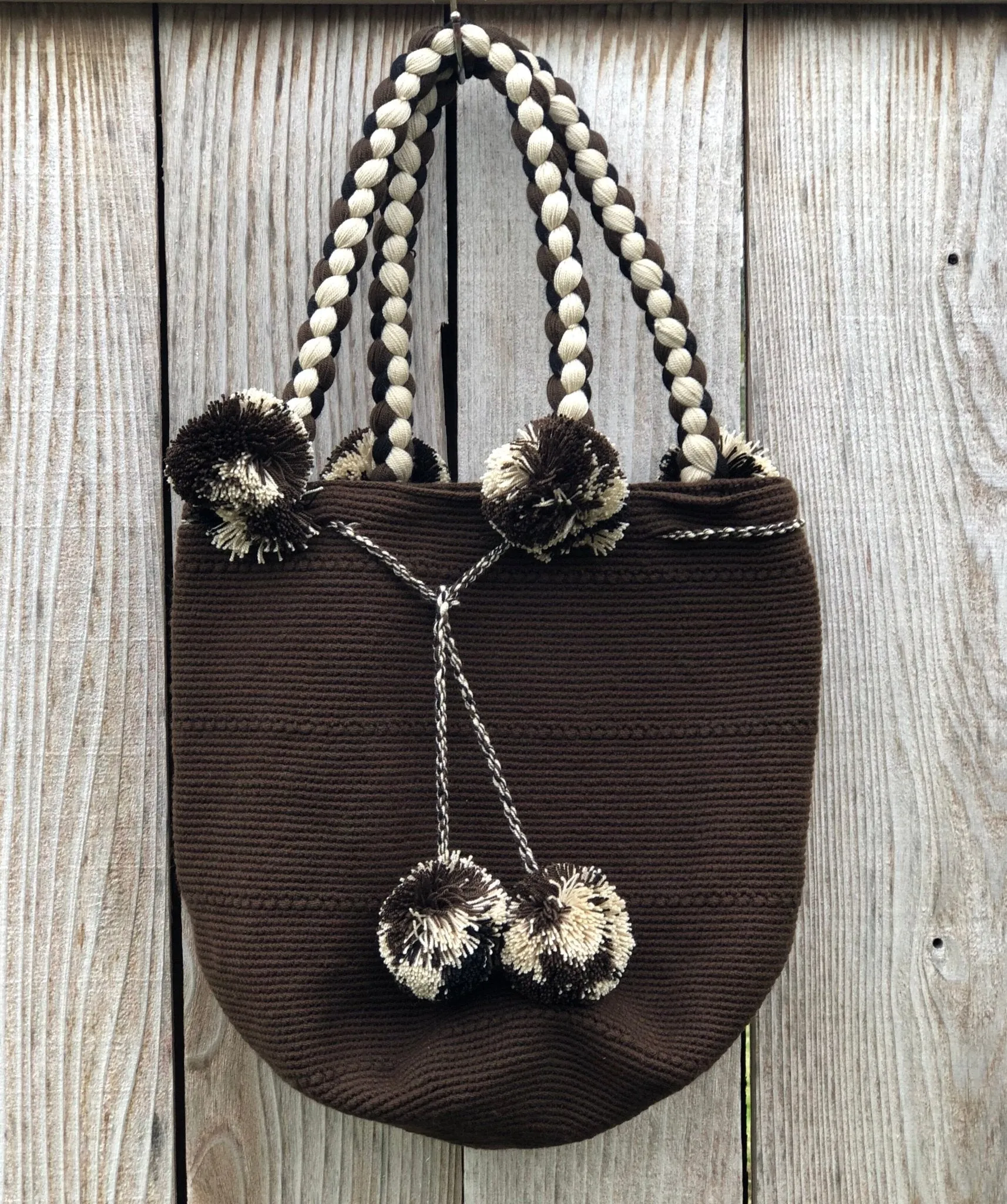 Boho Chic Handbags with Pompoms