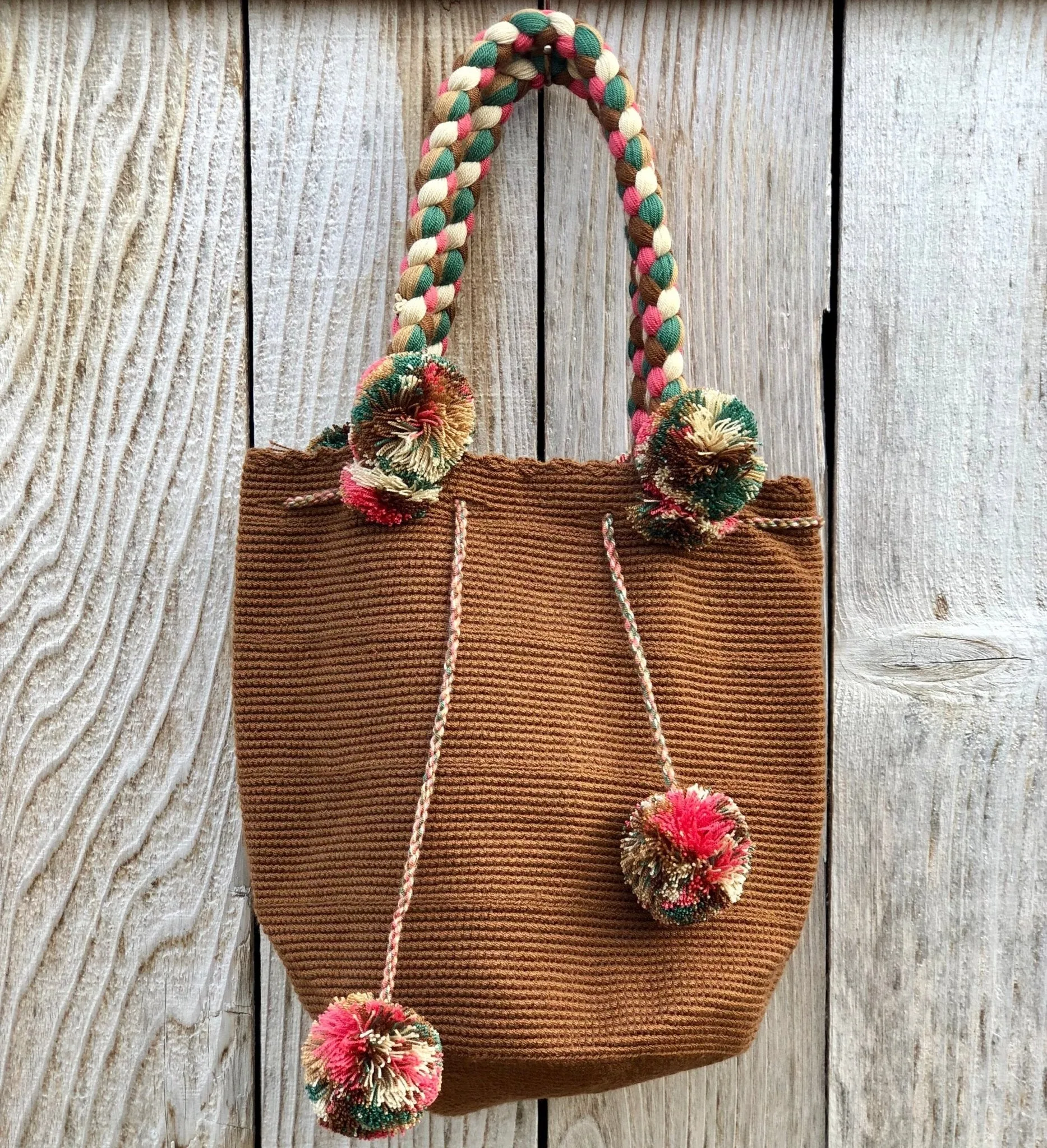 Boho Chic Handbags with Pompoms