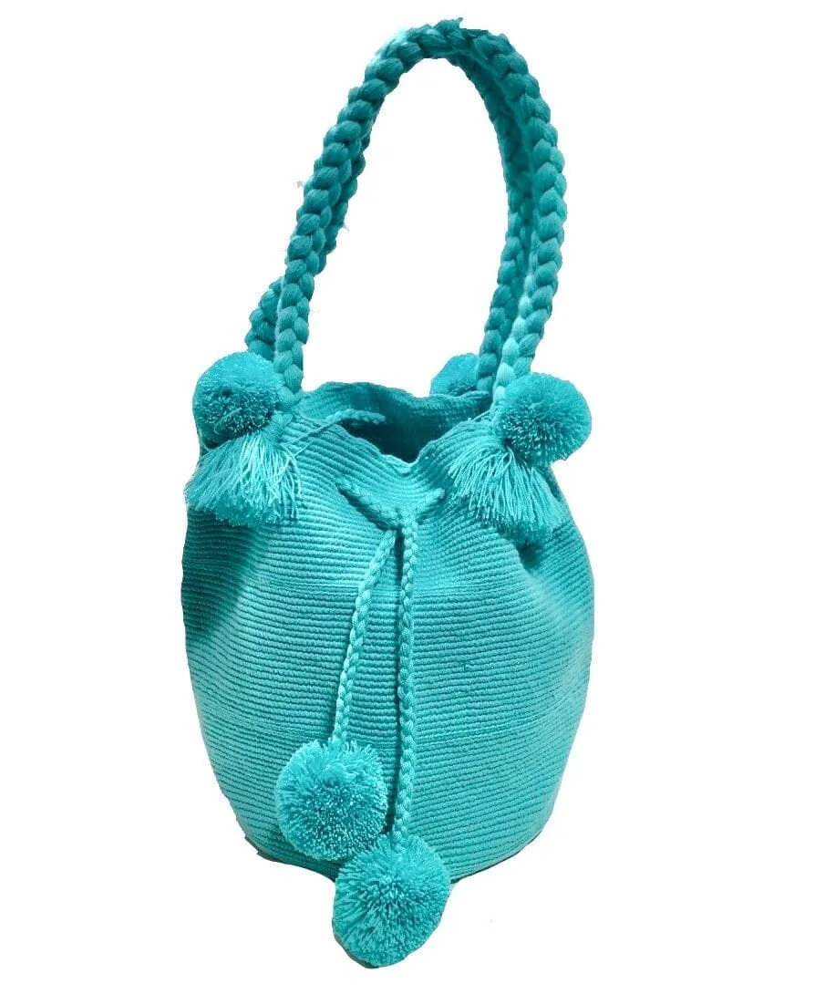 Boho Chic Handbags with Pompoms