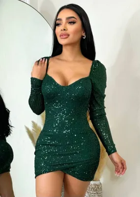 Brighter Than Ever Dress Green