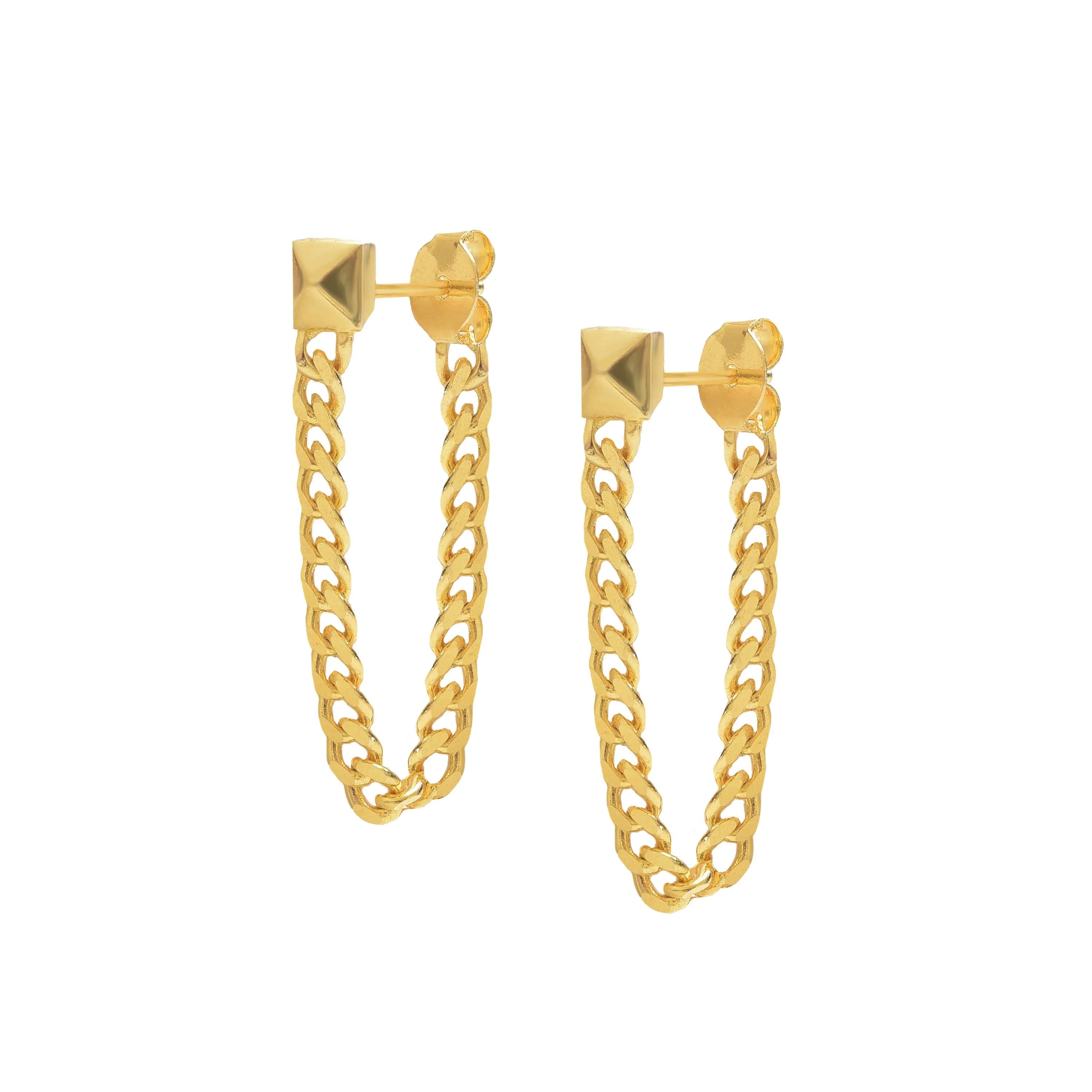 Chain Stud Gold