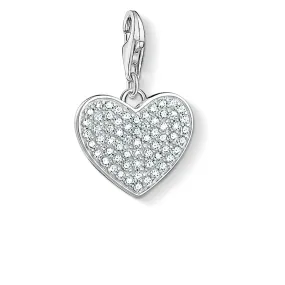 Charm Pendant "Heart Pave'