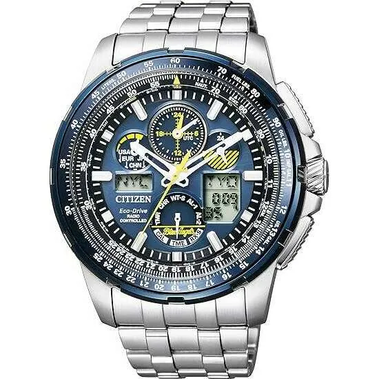 CITIZEN PROMASTER SKY SERIES BLUE ANGELS ECO DRIVE MEN WATCH (LIMITED MODEL) JY8058-50L