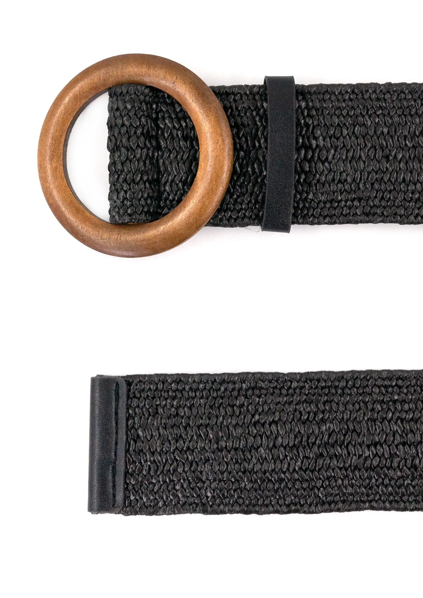 GEMMA WOODEN BUCKLE BELT