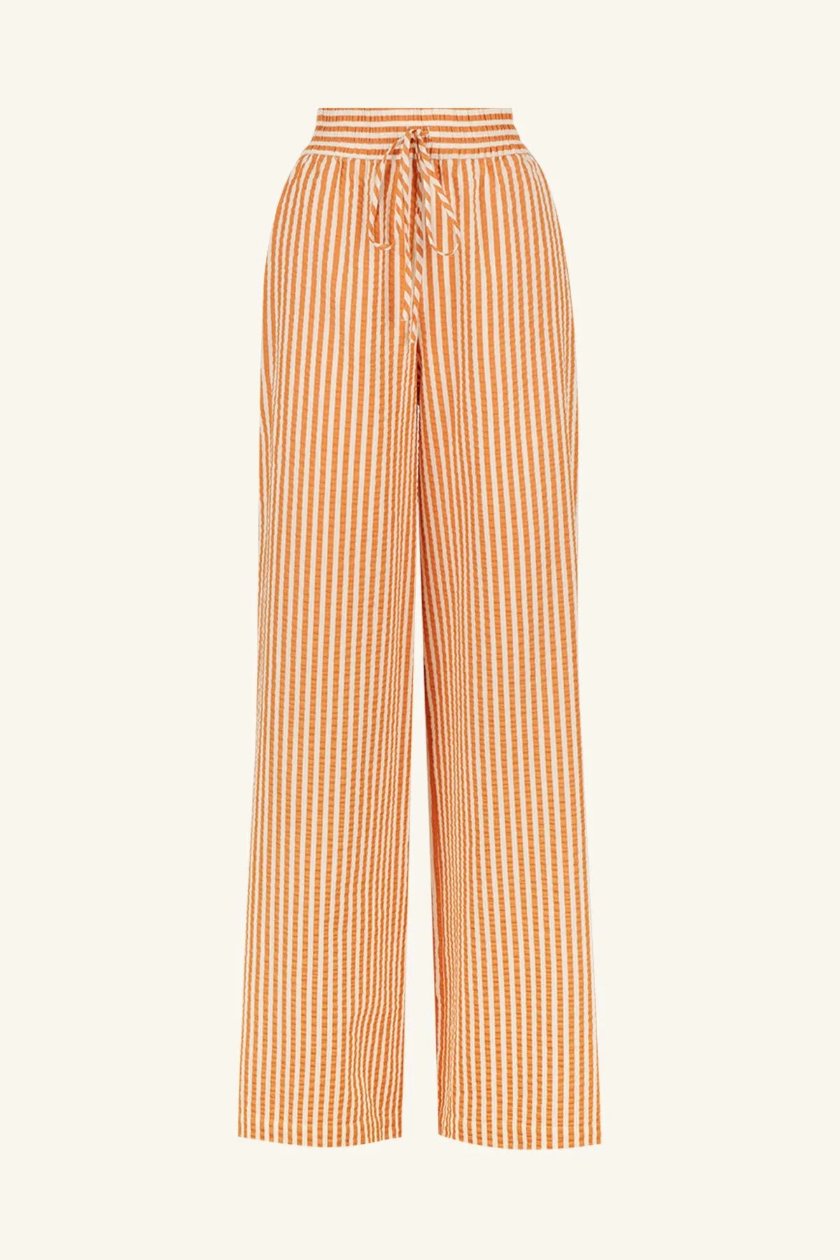 HELE RELAXED PANT - COCONUT / TANGERINE