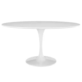 Lippa 60" Oval Wood Top Dining Table