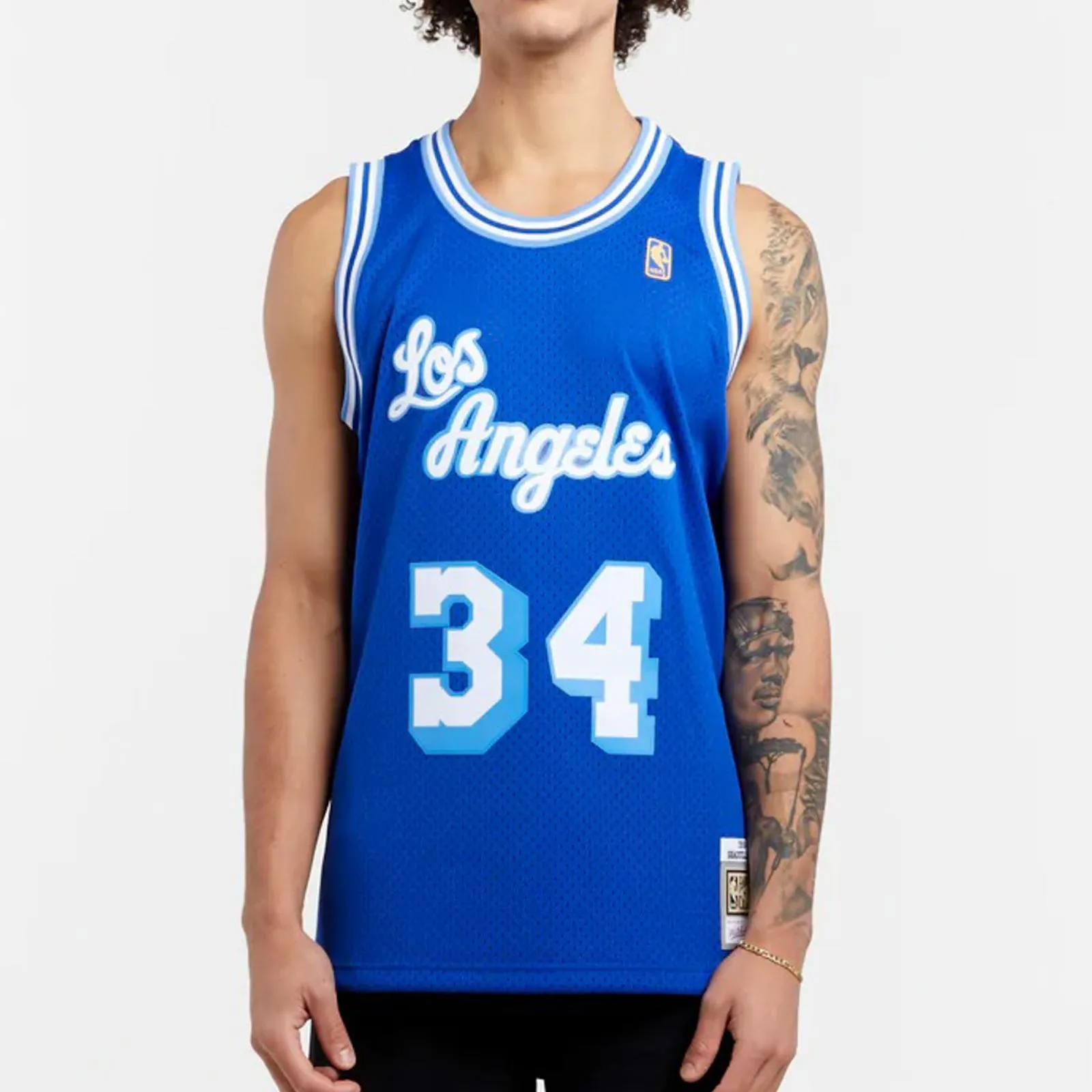 Los Angeles Lakers Shaquille O'Neal 1996-97 Hardwood Classics Swingman Alternate Jersey by Mitchell & Ness