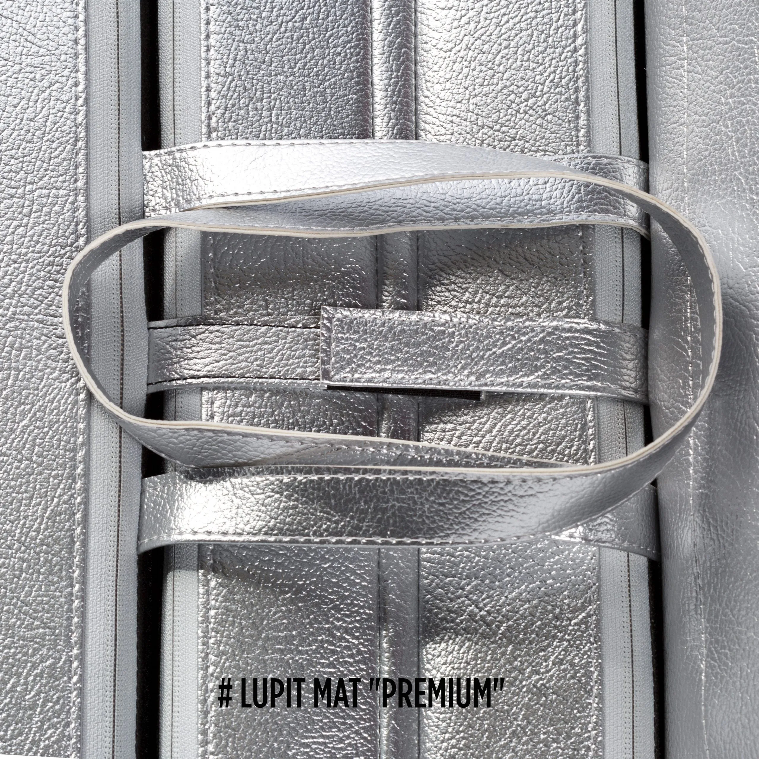 Lupit Crash Mat Square Multi-Use Premium Silver Metallic | 150 cm - 12 cm