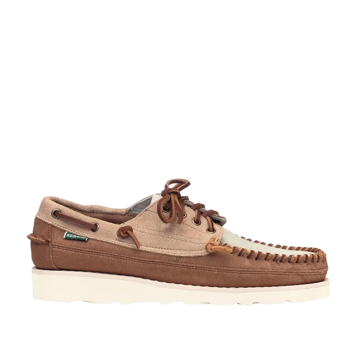 Mocassini Uomo Sebago Cayuga Marrone Multicolor