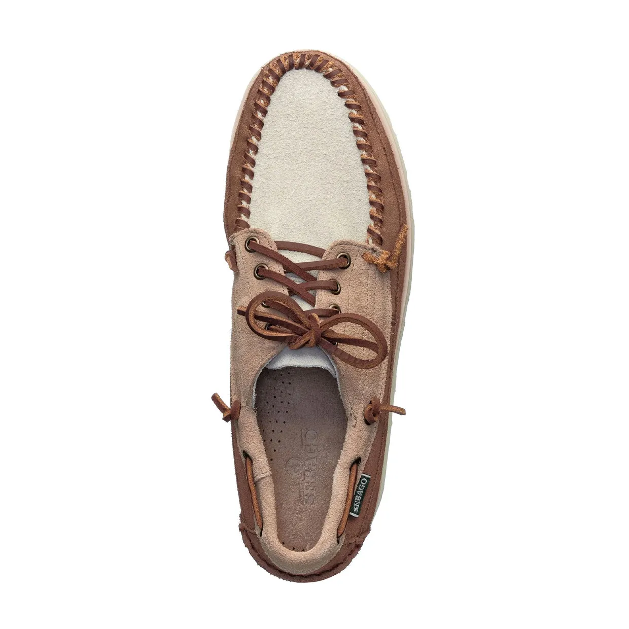 Mocassini Uomo Sebago Cayuga Marrone Multicolor