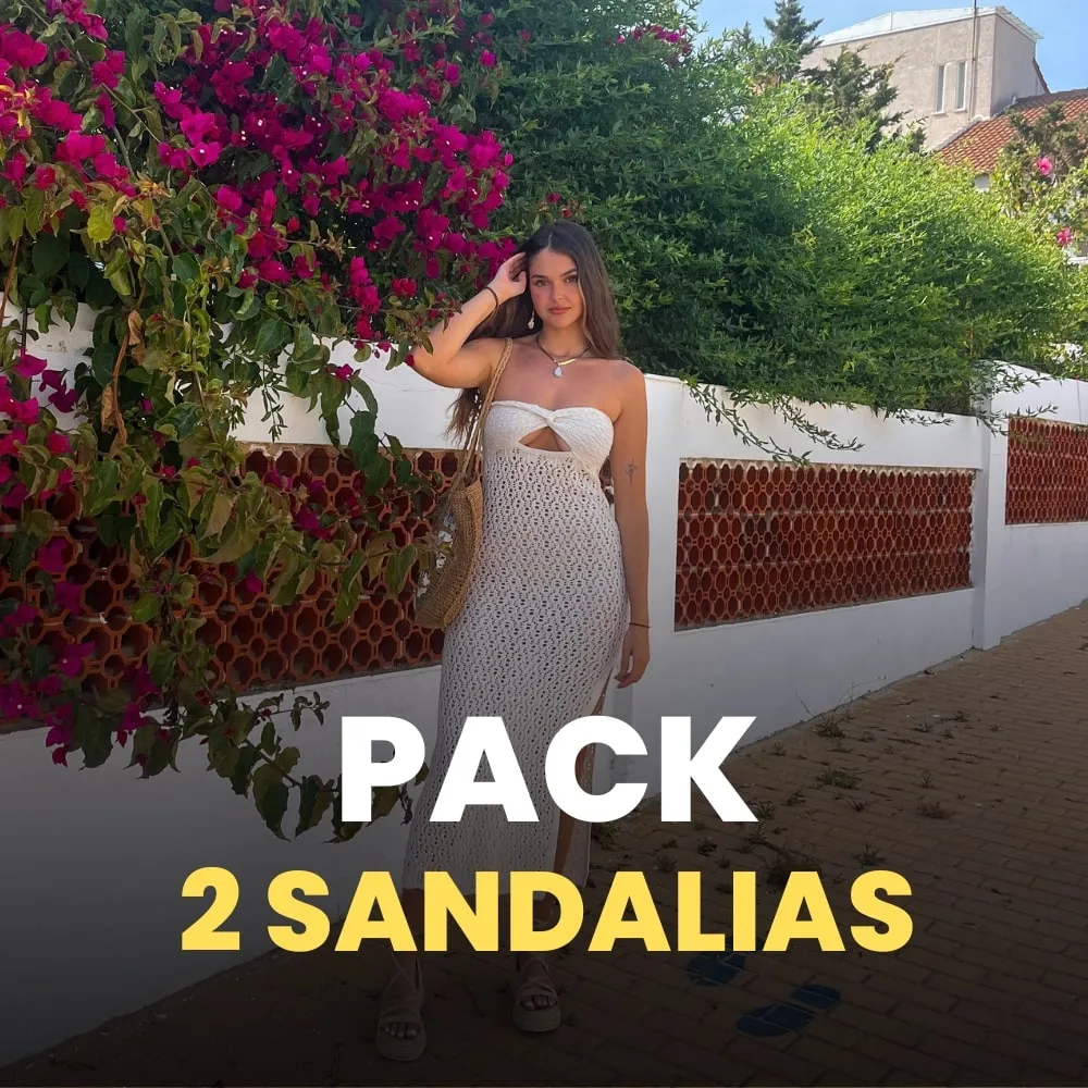 Pack de 2 Sandalias por 70 (80)