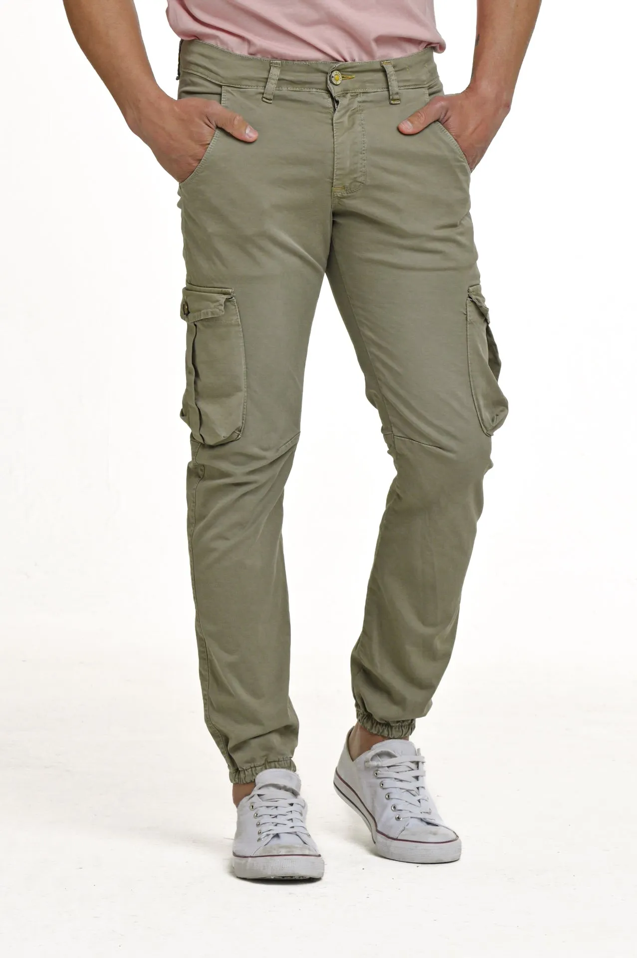 Pantaloni in cotone slim Cezanne Molla SS23