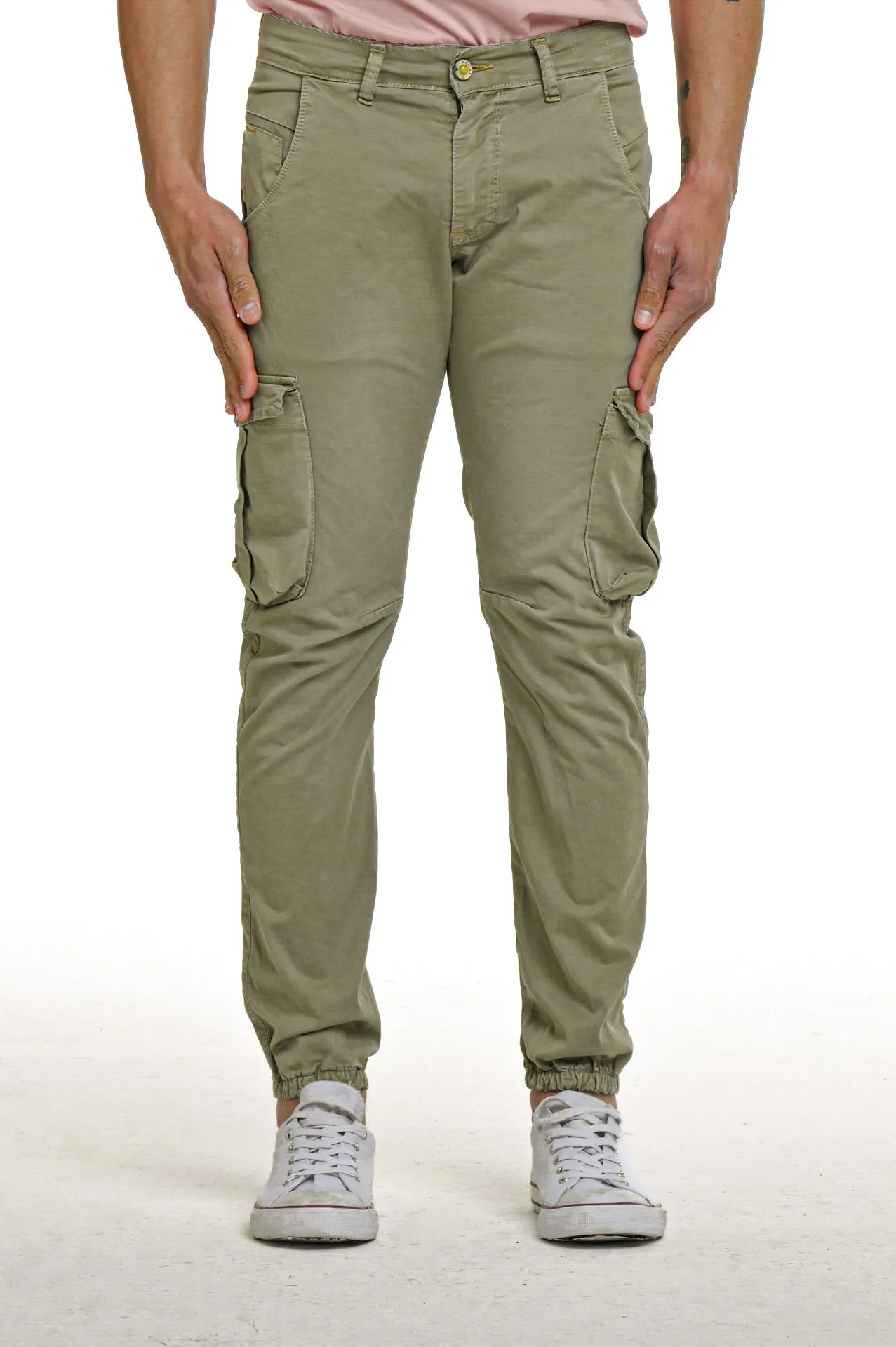 Pantaloni in cotone slim Cezanne Molla SS23