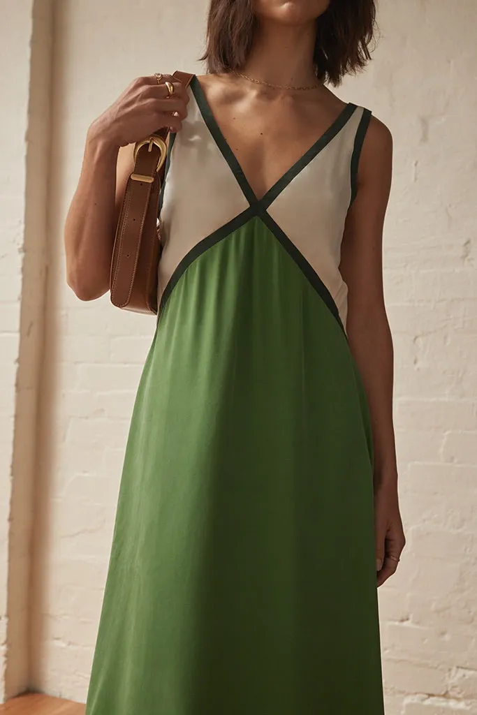 Sancia - The Naomi Dress - Bottle Green